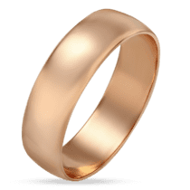 обзорное фото Золотое обручальное кольцо широкое 033341  Классические обручальные кольца из золота