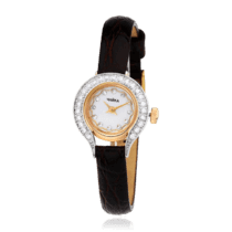 обзорное фото Классические часы на руку с золотым корпусом 036142  Женские золотые часы