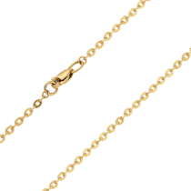 обзорное фото Якорная цепочка на шею из желтого золота 034094  Золотые цепочки