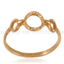 обзорное фото Кольцо с бриллиантами s12283  Золотые кольца с бриллиантами