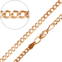 обзорное фото Золотая цепочка Гурмет 13604  Гурмет плетение золотых цепочек
