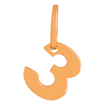 обзорное фото Золотой кулон буква З 023655  Подвески буквы из золота
