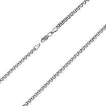 обзорное фото Серебряная цепь на шею Бисмарк 034477  Серебряные цепочки