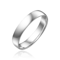 обзорное фото Обручальное кольцо из белого золота 585 пробы 037114  Золотые кольца