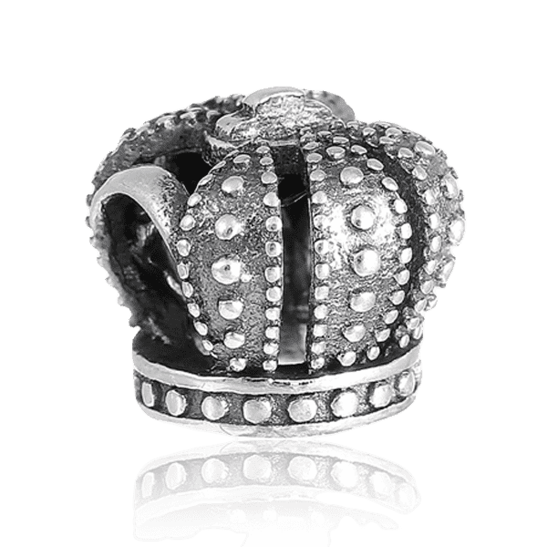 Серебряный подвес-шарм в стиле "Пандора" корона