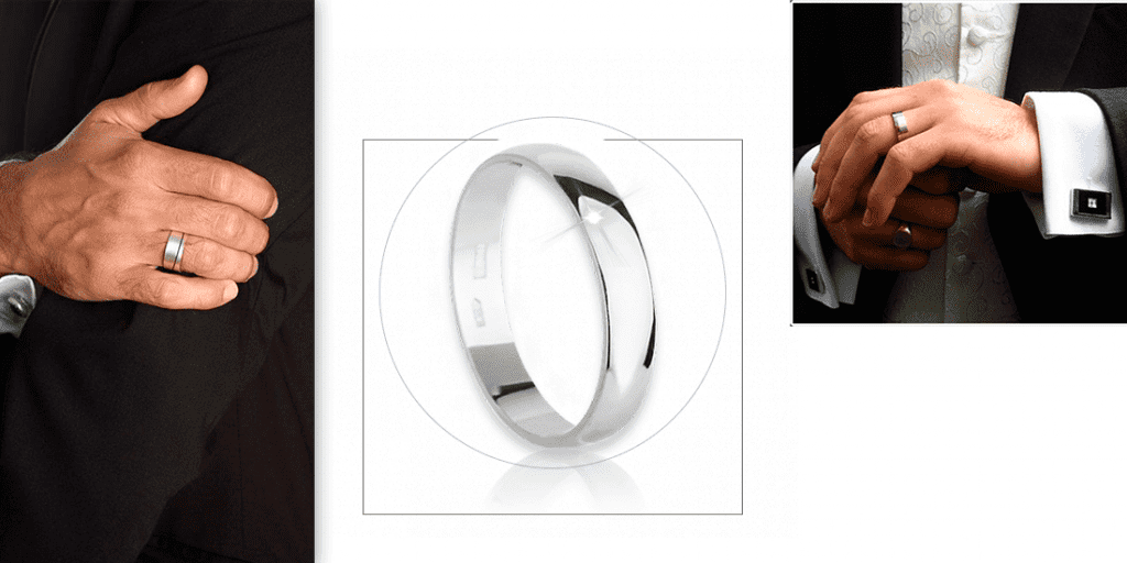 Обручальное кольцо мужское фото