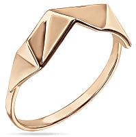 Золотое кольцо женское Оригами 034699