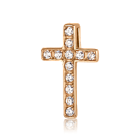 Золотой крестик с цирконием 1,4,0790