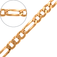 Золотая цепочка Фигаро (Картье) 13110