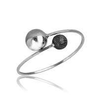 Срібний браслет в стилі Діор 030411