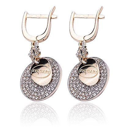 Золотые серьги с бабочками и фианитом 028385 028385 фото