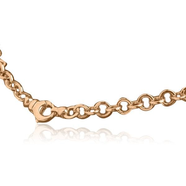 Колье в стиле Van Cleef из желтого и белого золота 029357 029357 фото