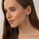 Серьги в белом золоте с дорожкой фианитов 043397 043397 фото 2