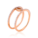 Кольцо на фалангу золотое с россыпью фианитов 032679 032679 фото 4
