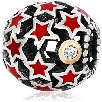 Серебряный подвес-шарм Звёзды 026322 026322 фото