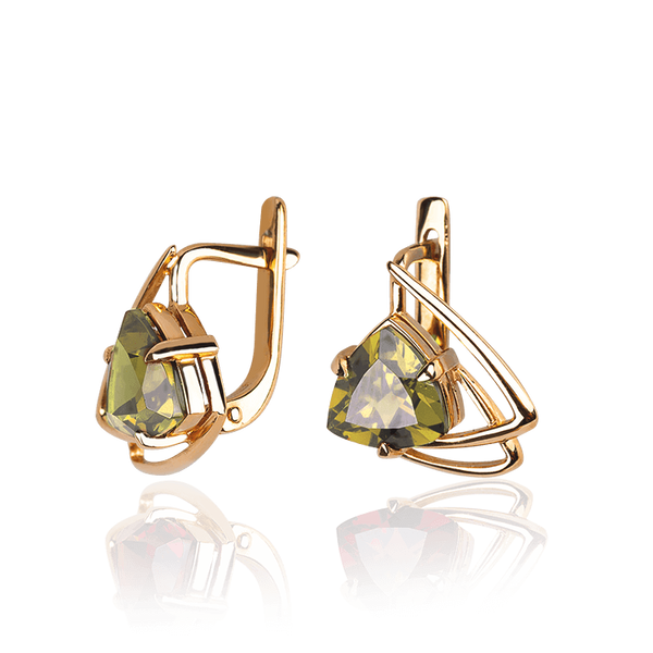 Серьги из белого золота Венесуэла с аметистом 033519 033519 фото