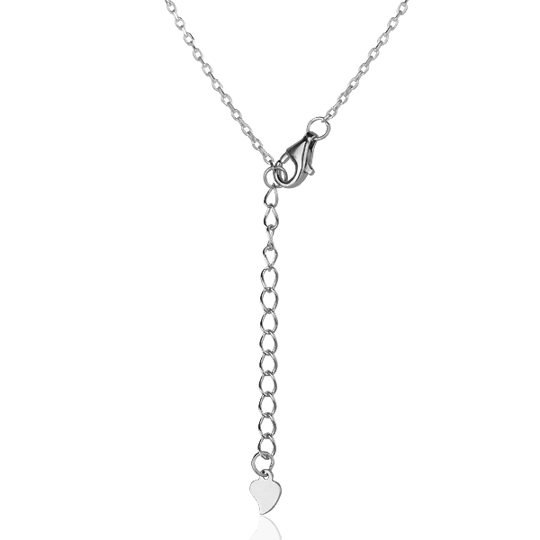 Серебряное колье в стиле Chopard с фианитами 027397 027397 фото