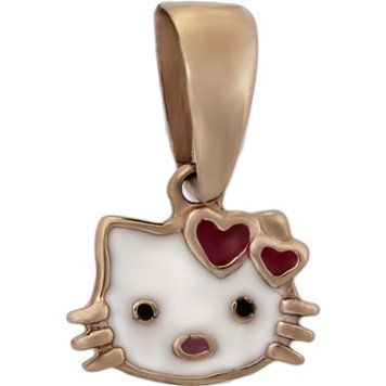Золота дитяча підвіска Hello Kitty 3987 3987 фото