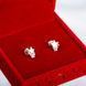 Сережки гвоздики золотые Звезды с фианитами 032741 032741 фото 3