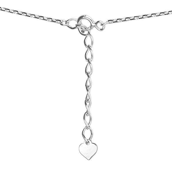 Серебряное колье с подвеской в желто-голубых цветах Колибри 037663 037663 фото