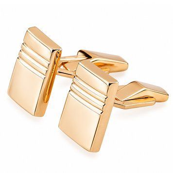 Запонки из желтого золота мужские 033038 033038 фото
