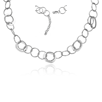 Серебряная цепочка с крупными звеньями 034939 034939 фото