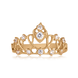 Золотое кольцо Корона с фианитами 025421 025421 фото 2