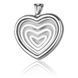Серебряный кулон Сердца с фианитами в стиле Chopard 027680 027680 фото 2