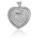 Серебряный кулон Сердца с фианитами в стиле Chopard 027680 027680 фото 1