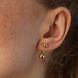 Серьги Шарики в желтом золоте 038383 038383 фото 3
