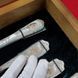 Серебряный именной набор столовых приборов на две персоны с золотой монограммой 038271 038271 фото 6