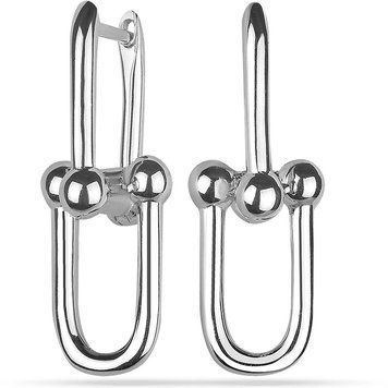 Серебряные серьги с шариками 038312 038312 фото
