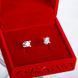 Сережки гвоздики золотые с фианитом Мерцание 032740 032740 фото 3