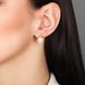 Серьги с жемчугом в красном золоте с английским замком 030730 030730 фото 3