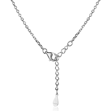 Серебряное колье Ангел с фианитами 027280 027280 фото