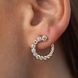 Женские серьги - пусеты в красном золоте Синди с фианитами 039078 039078 фото 5