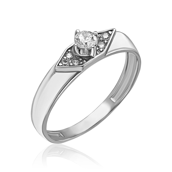 Кольцо из белого золота с бриллиантами 036788 036788 фото