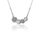 Серебряное колье Снежинки с фианитами 027283 027283 фото 1