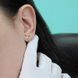 Золотые серьги-гвоздики Герб Украины 037208 037208 фото 3