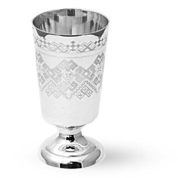 Серебряная рюмка с гравировкой Вышиванка 031464 031464 фото