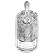 Серебряный подвес жетон, ладанка Ангел Хранитель 037362 037362 фото 2