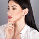 Золотые серьги с фианитами с английским замком 030702 030702 фото 2