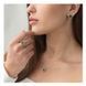 Серьги с малахитом в желтом золоте Клевер 039180 039180 фото 4