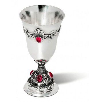 Серебряная рюмка с корундом 925 пробы 0700201113 0700201113 фото