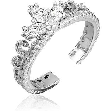 Серебряное кольцо на фалангу Диадема 032232 032232 фото