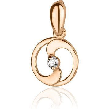 Золотой подвес с бриллиантом s31032 s31032 фото
