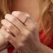 Золотое кольцо с сердцами и фианитом 038680 038680 фото 3