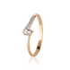Золотое кольцо с цирконием 1,1,1331 1,1,1331 фото 1