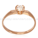 Кільце з білого золота з діамантом 024349 024349 фото 4