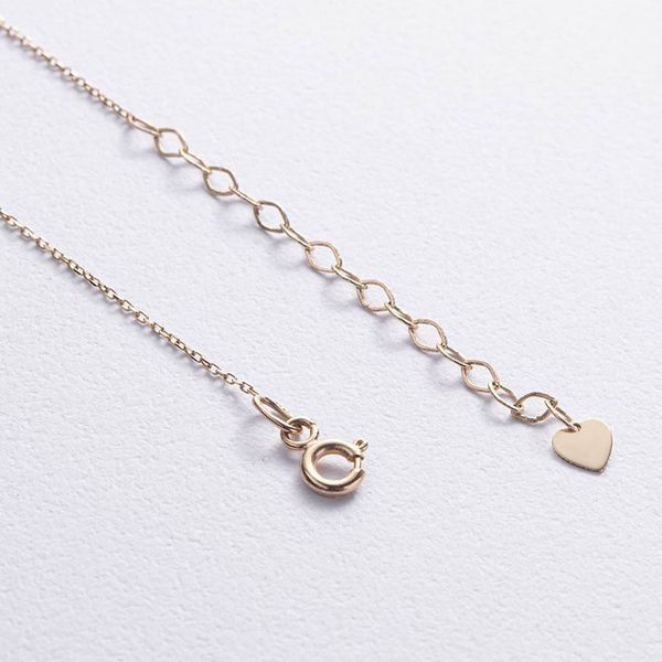Колье из желтого золота с буквой О на шпрингельной застежке 039925 039925 фото
